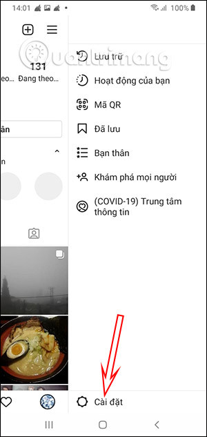 Cài đặt tài khoản