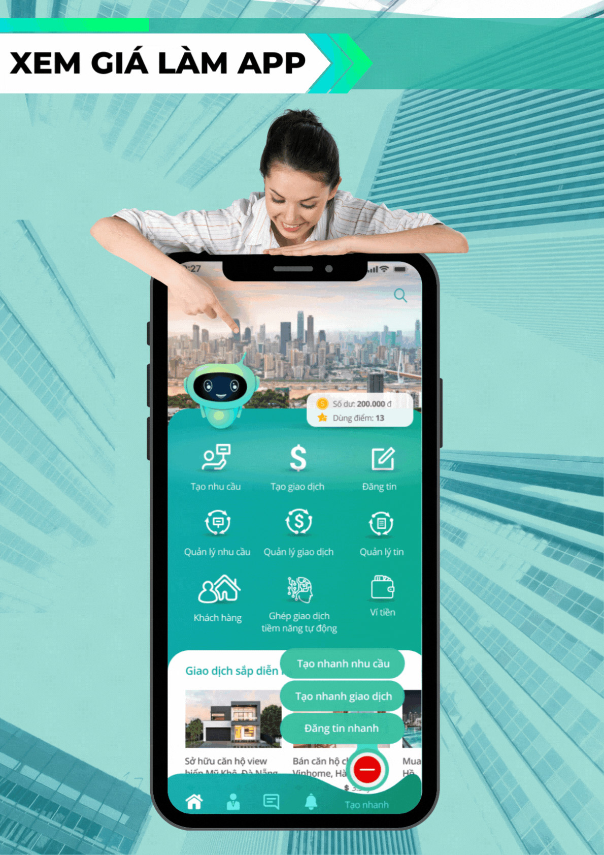 Mô tả ứng dụng viết code trên điện thoại