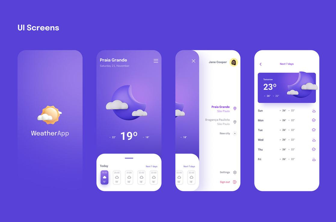 Thiết kế ứng dụng mobile màu sắc